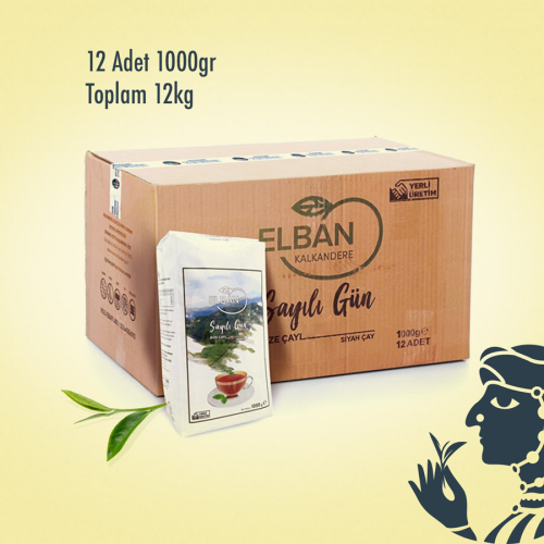 Elban çay, Sayılı Gün Rize Siyah Mayıs Çay 1000gr X 12 Adet (1 Koli)